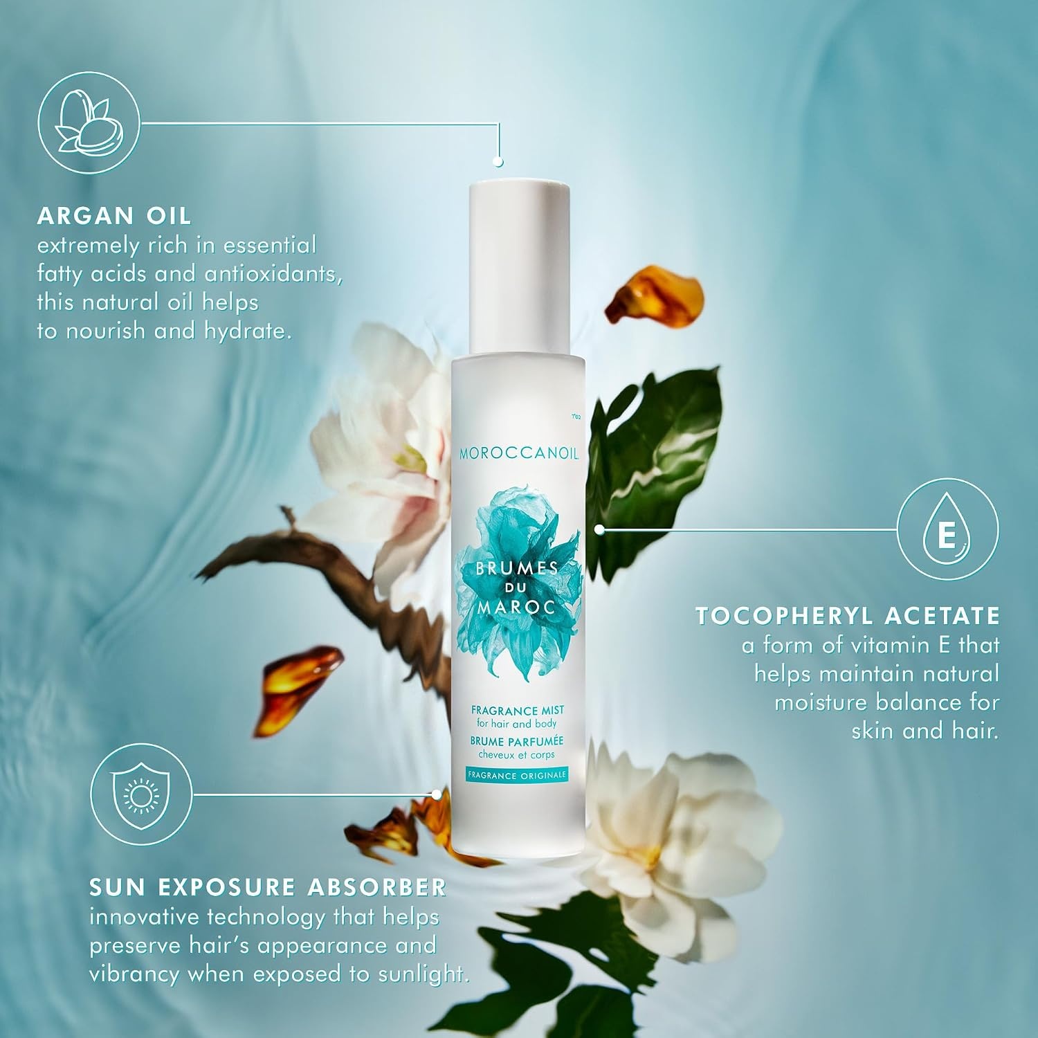 Moroccanoil Hair & Body Fragrance Mist Travel Trio Scent Bundle