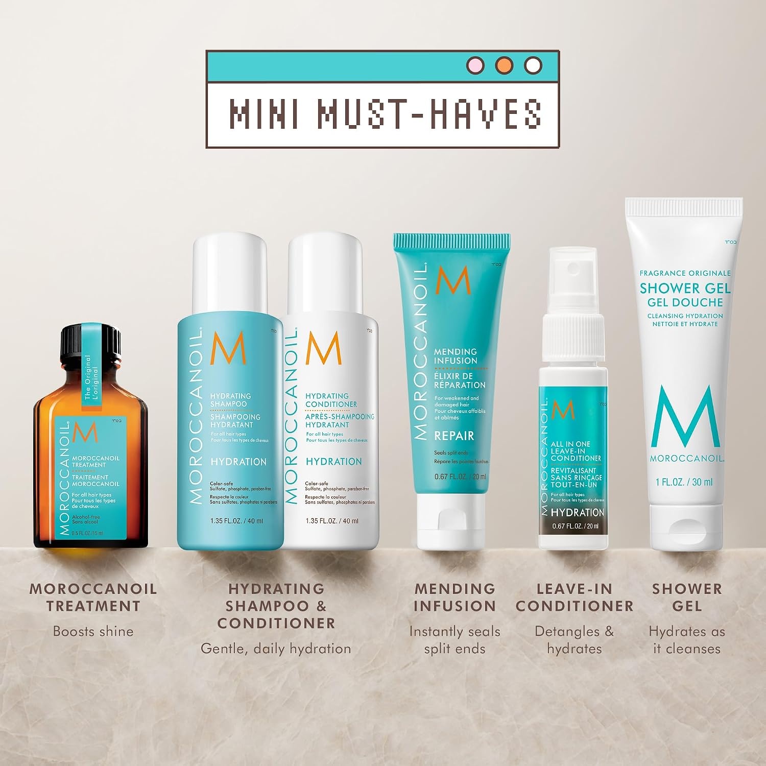Moroccanoil Mini Must-Haves – Deluxe Sampler Set