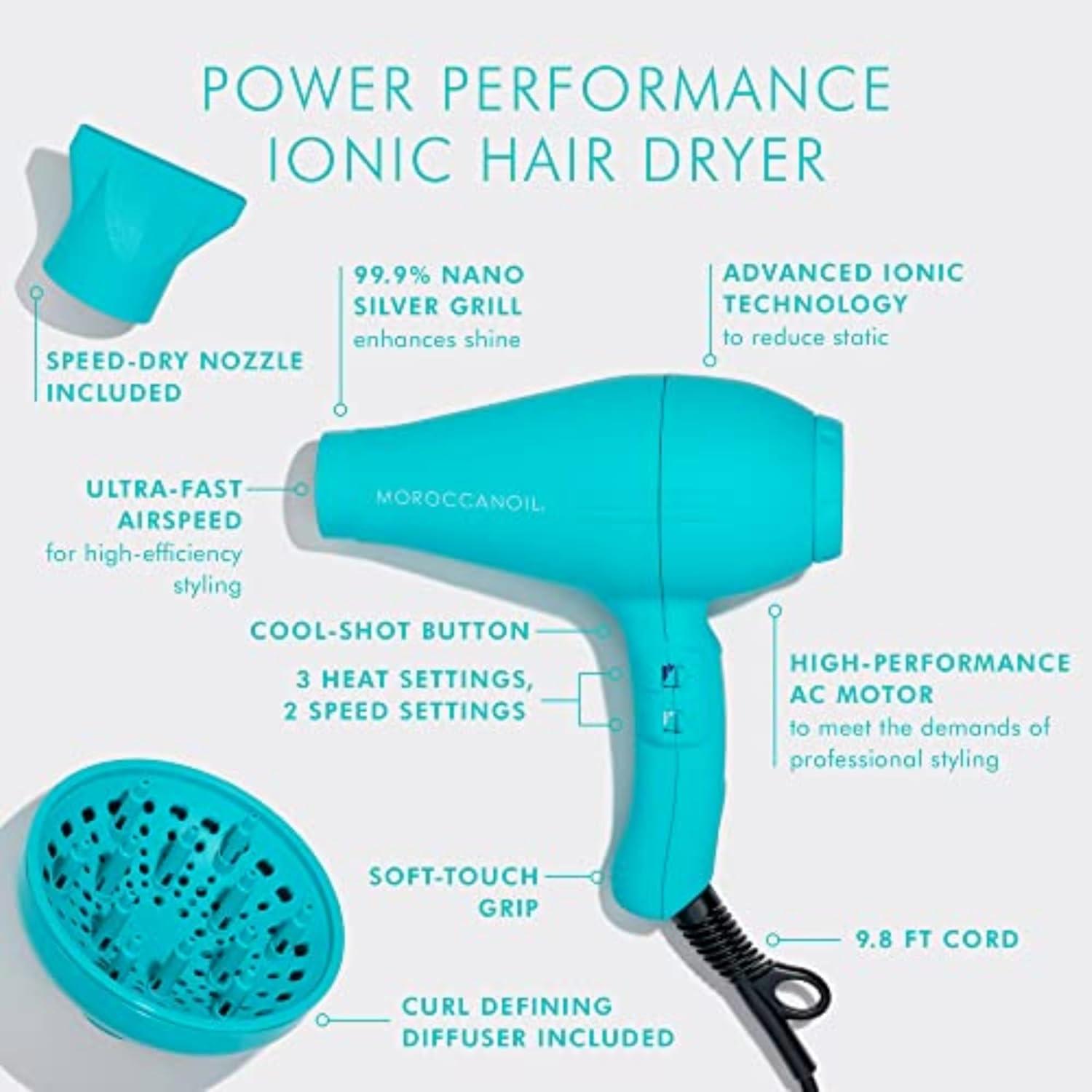 Moroccanoil Power Performance Ionic Hair Dryer(Hair Dryer)