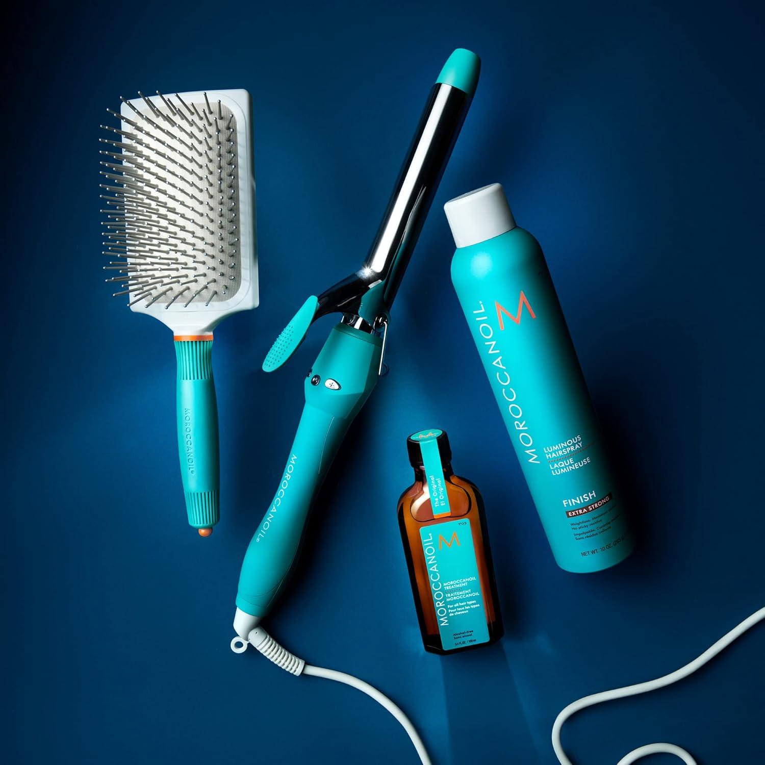 Moroccanoil Everlasting Curl Titanium Curling Iron & Perfect Defense Bundle