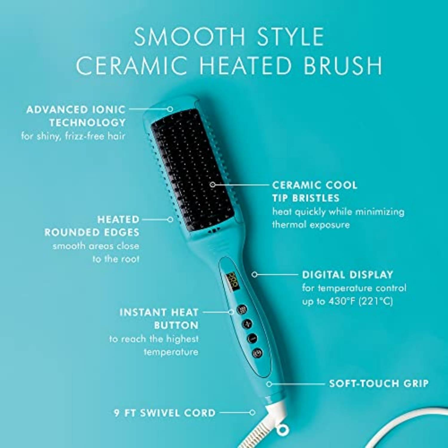 Moroccanoil Smooth Style Ceramic Heated Brush(Heated Brush)