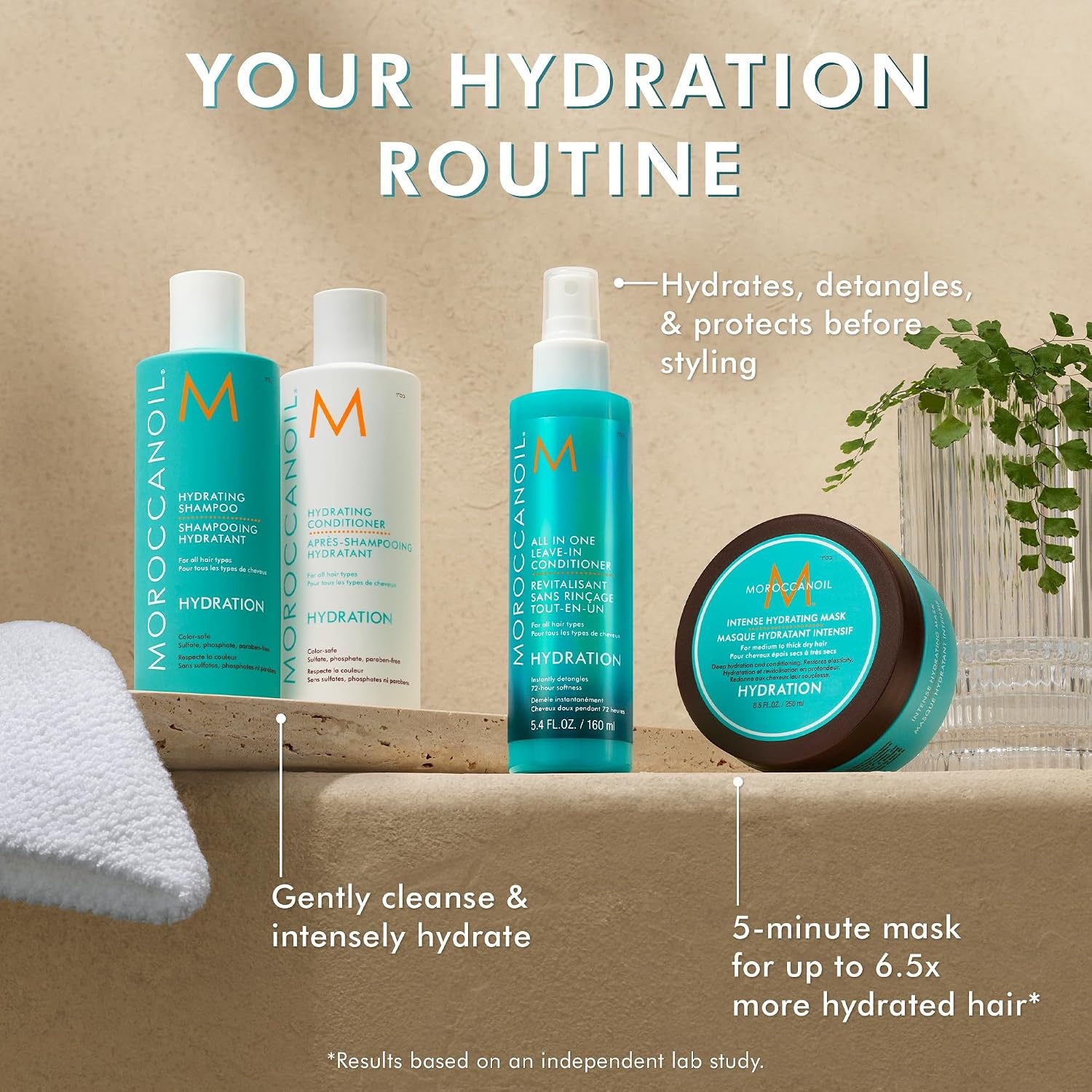 Moroccanoil Hydrating Shampoo & Conditioner, 16.9 Fl. Oz.