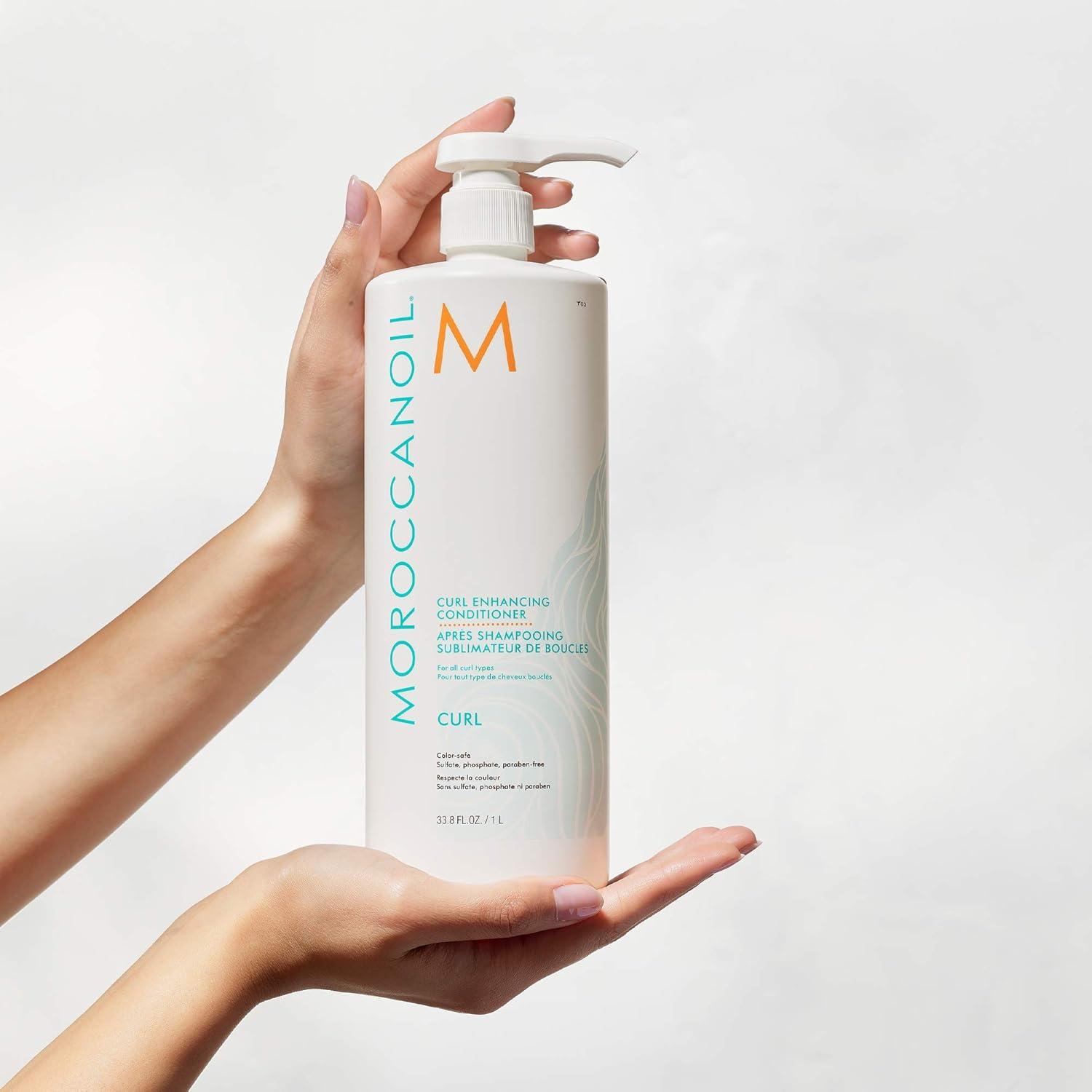 Moroccanoil Curl Enhancing Shampoo and Conditioner Bundle, 33.8 oz Set