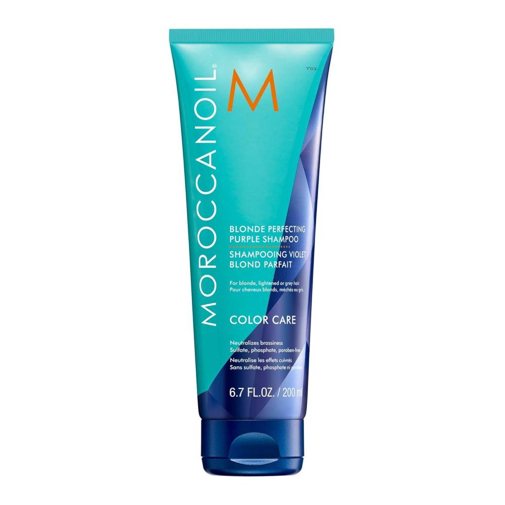 Moroccanoil Blonde Perfecting Purple Shampoo(6.7 Fl Oz (Pack of 1))