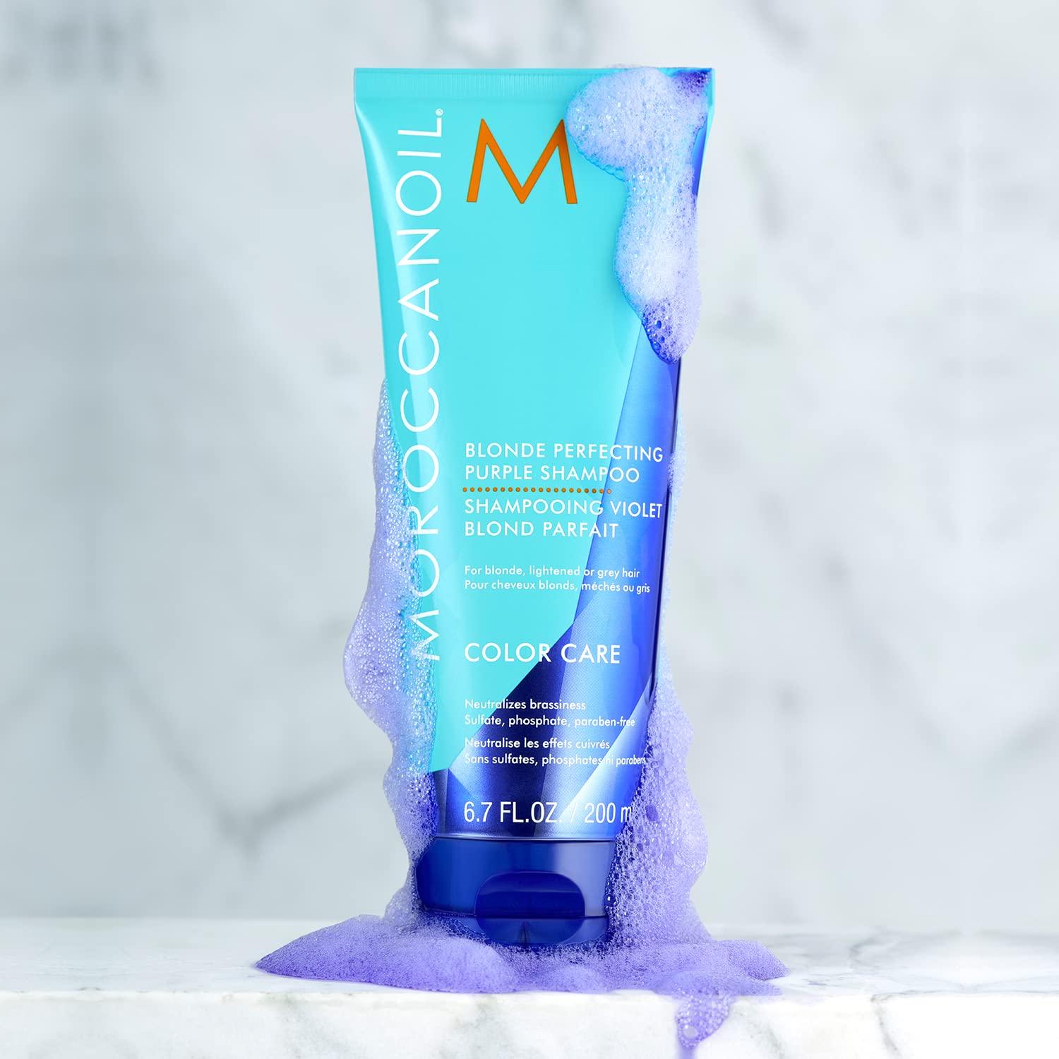 Moroccanoil Blonde Perfecting Purple Shampoo(6.7 Fl Oz (Pack of 1))