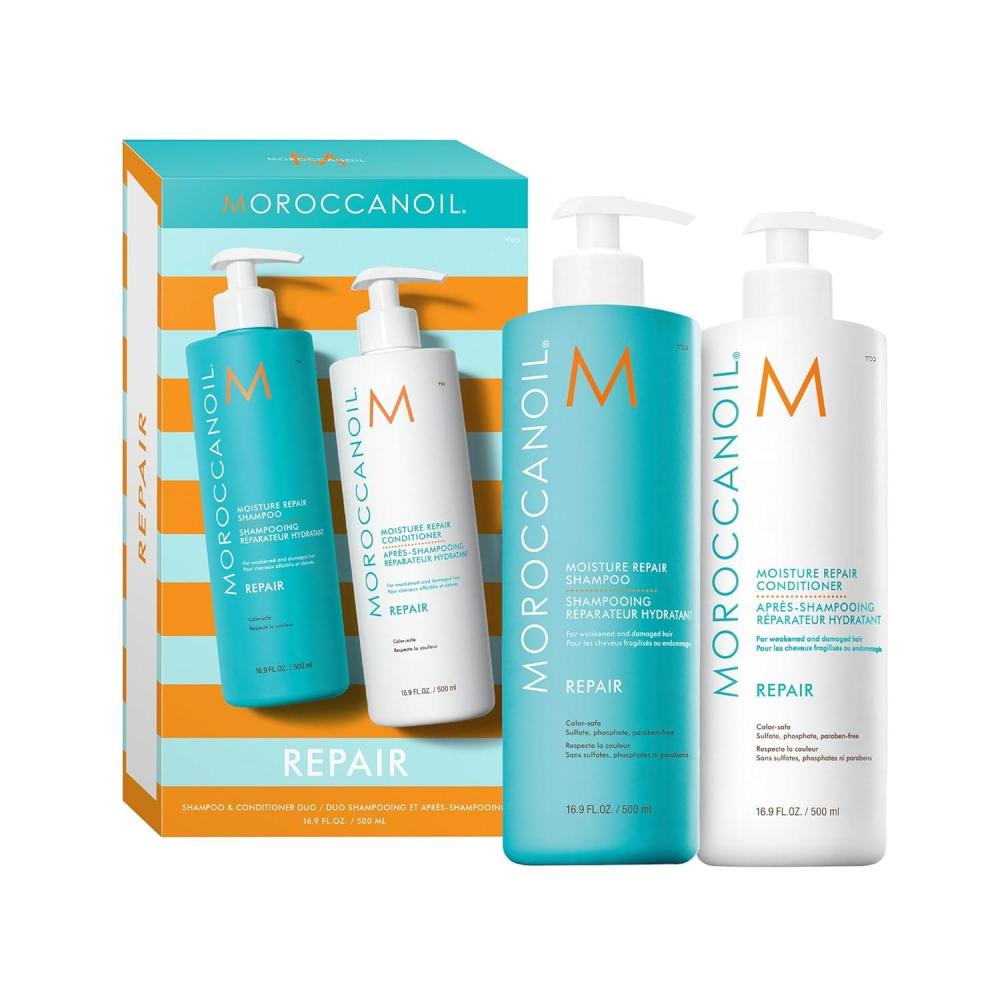 Moroccanoil Shampoo & Conditioner Half-Liter Set(Moisture Repair)