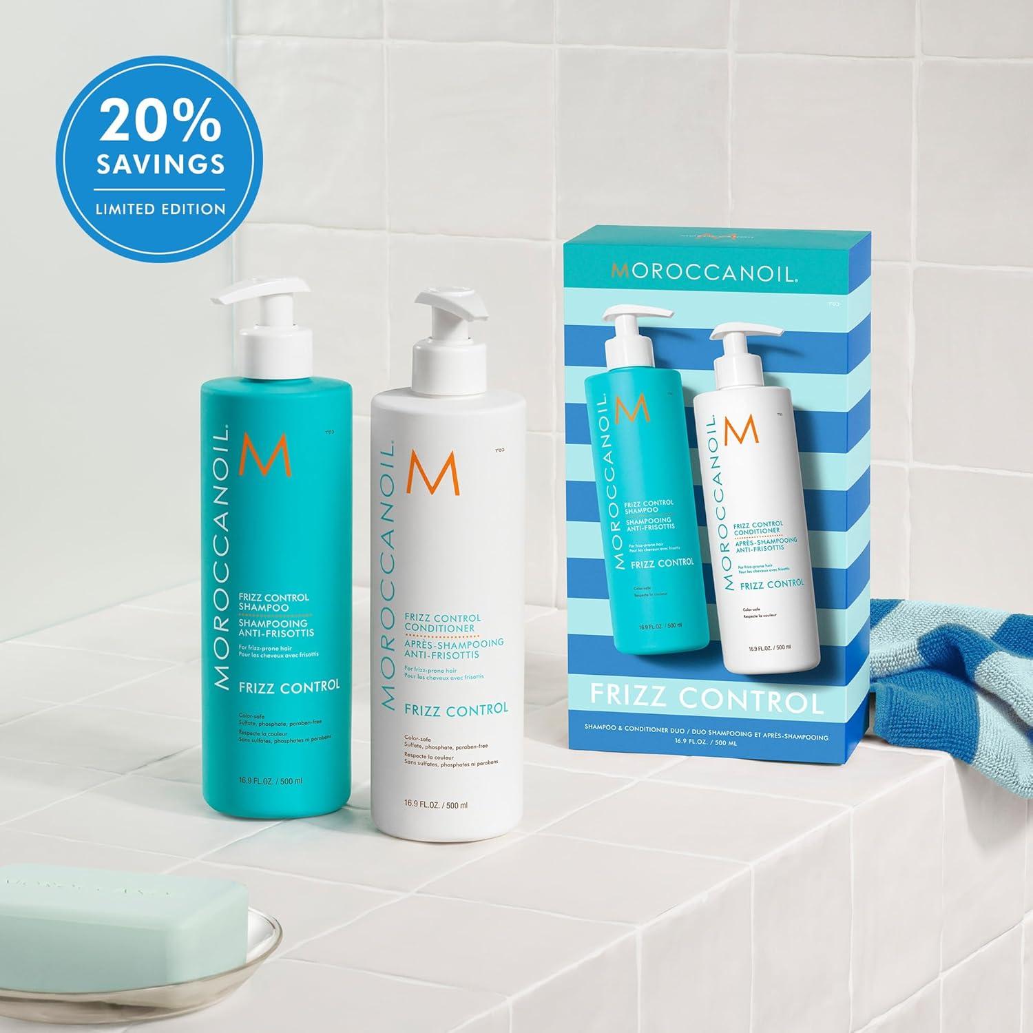 Moroccanoil Shampoo & Conditioner Half-Liter Set(Frizz Control)