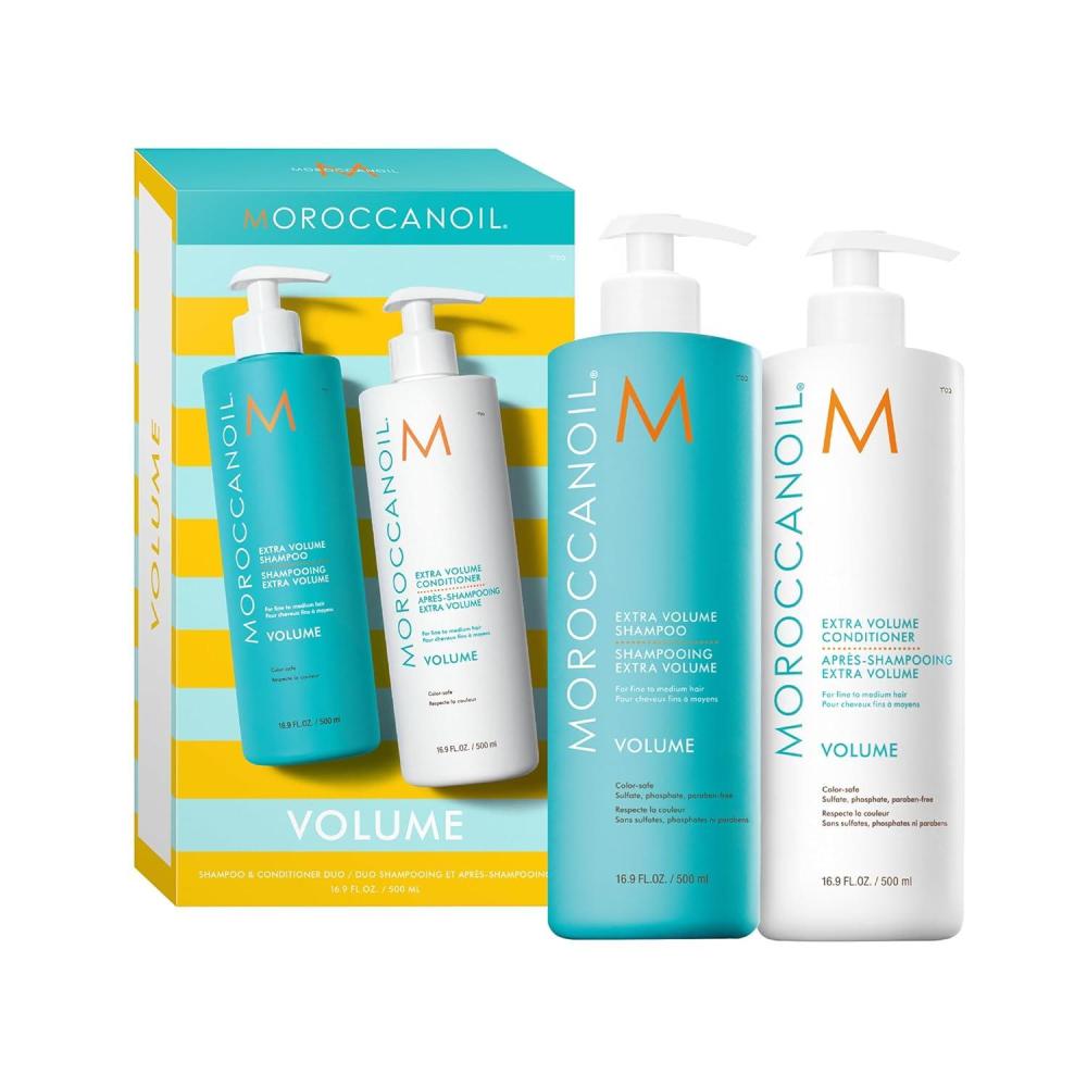 Moroccanoil Shampoo & Conditioner Half-Liter Set(Extra Volume)