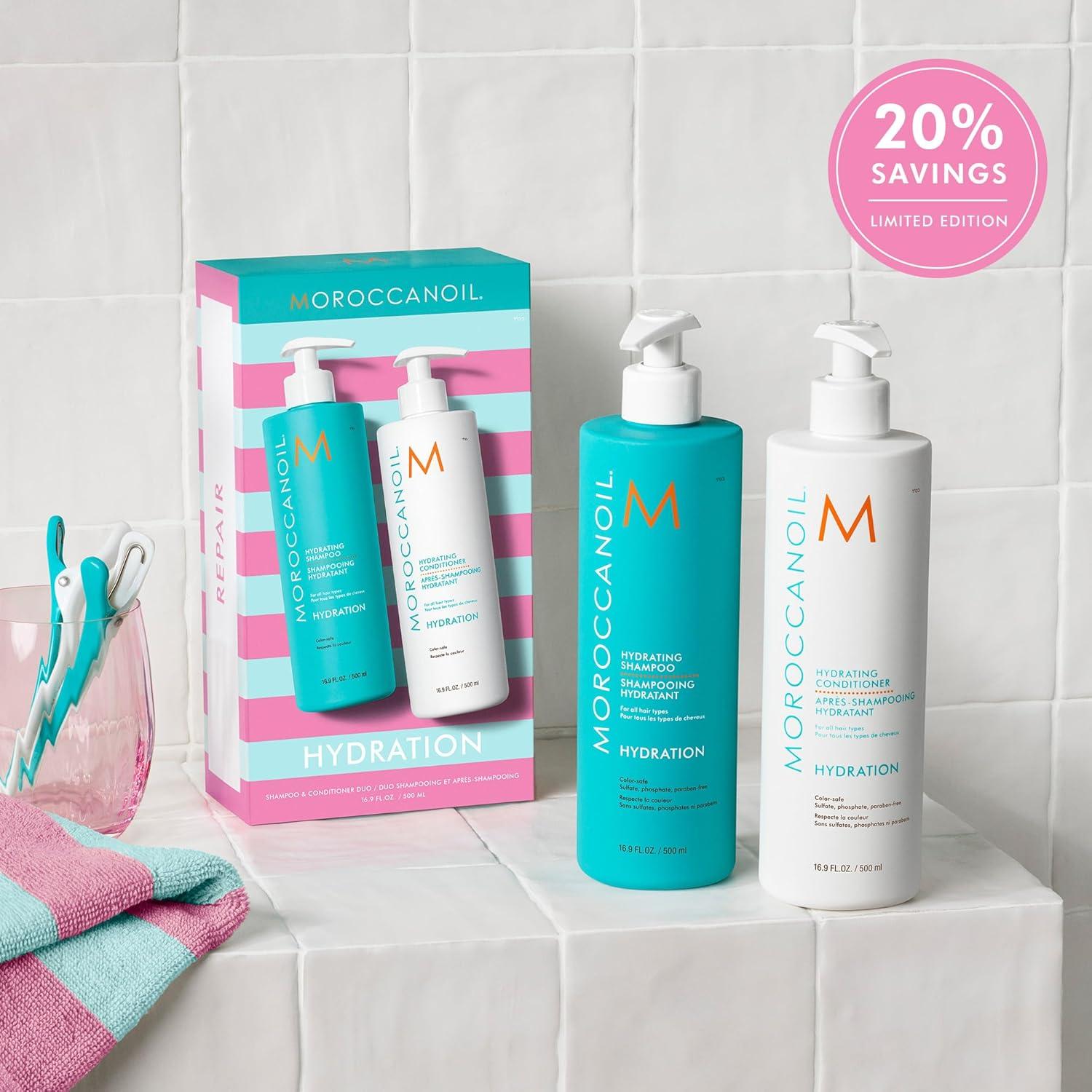 Moroccanoil Shampoo & Conditioner Half-Liter Set(Hydrating)