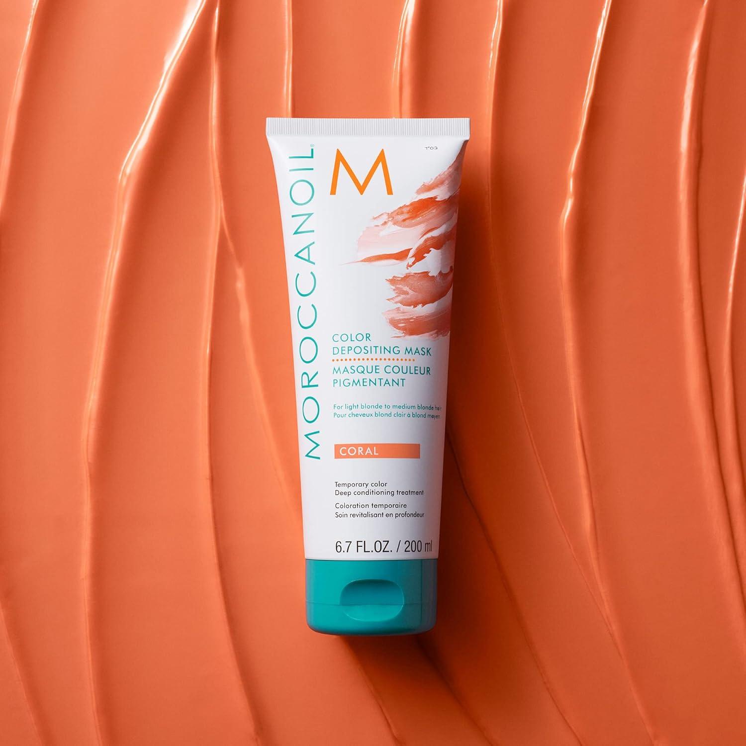 Moroccanoil Color Depositing Mask, 6.7 Fl. Oz(Coral)