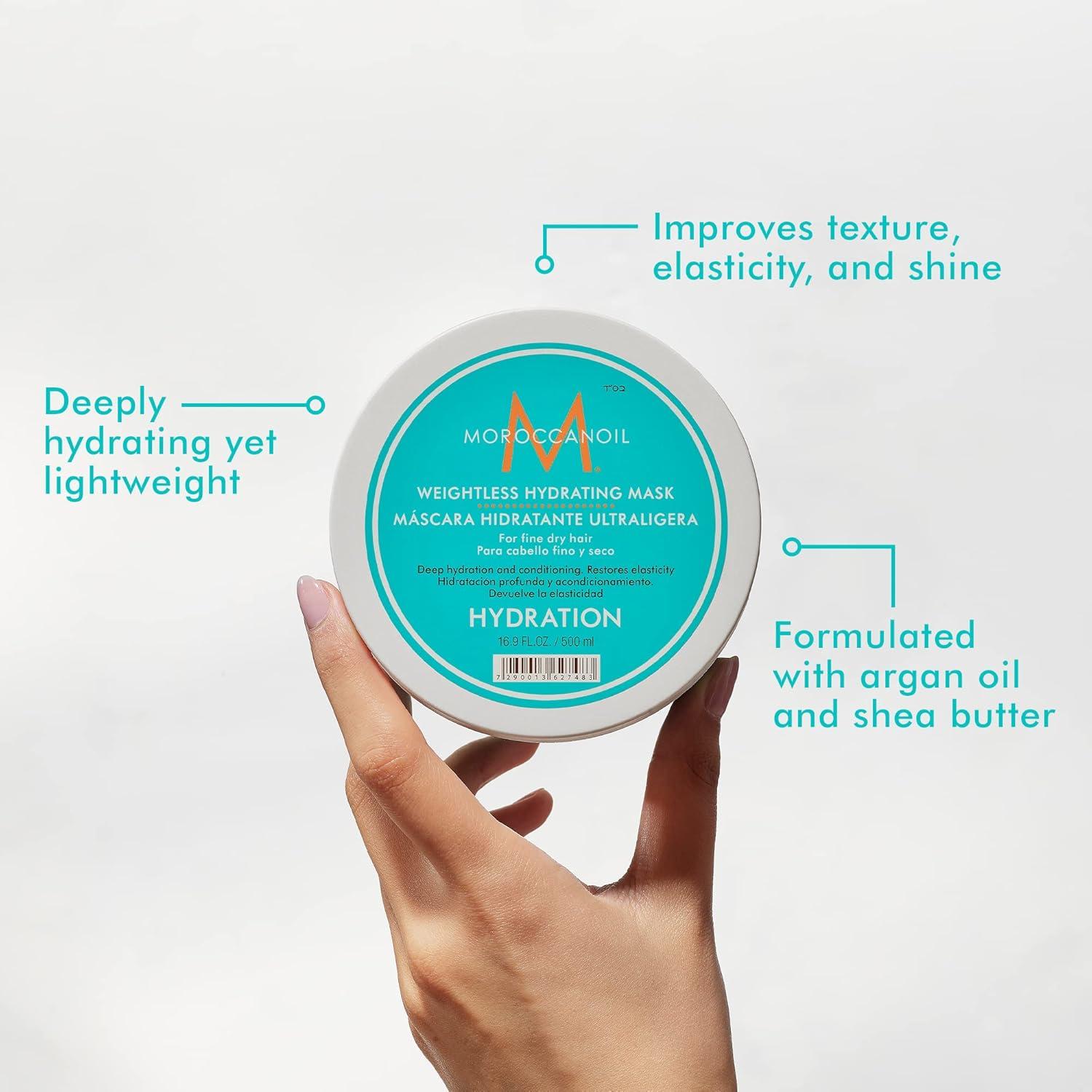 Moroccanoil Weightless Hydrating Hair Mask(16.9 Fl Oz (Pack of 1))