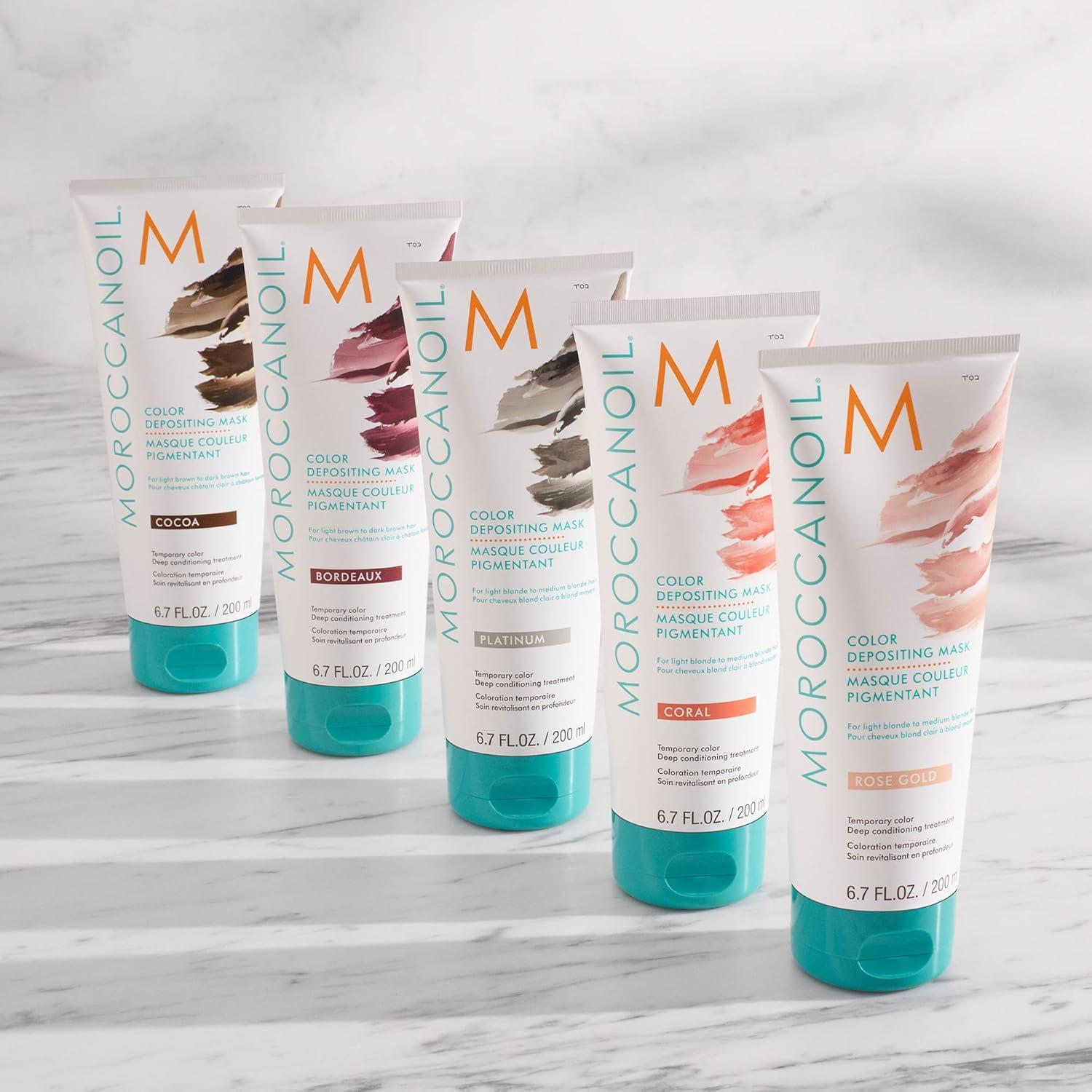 Moroccanoil Color Depositing Mask, 6.7 Fl. Oz(Rose Gold)