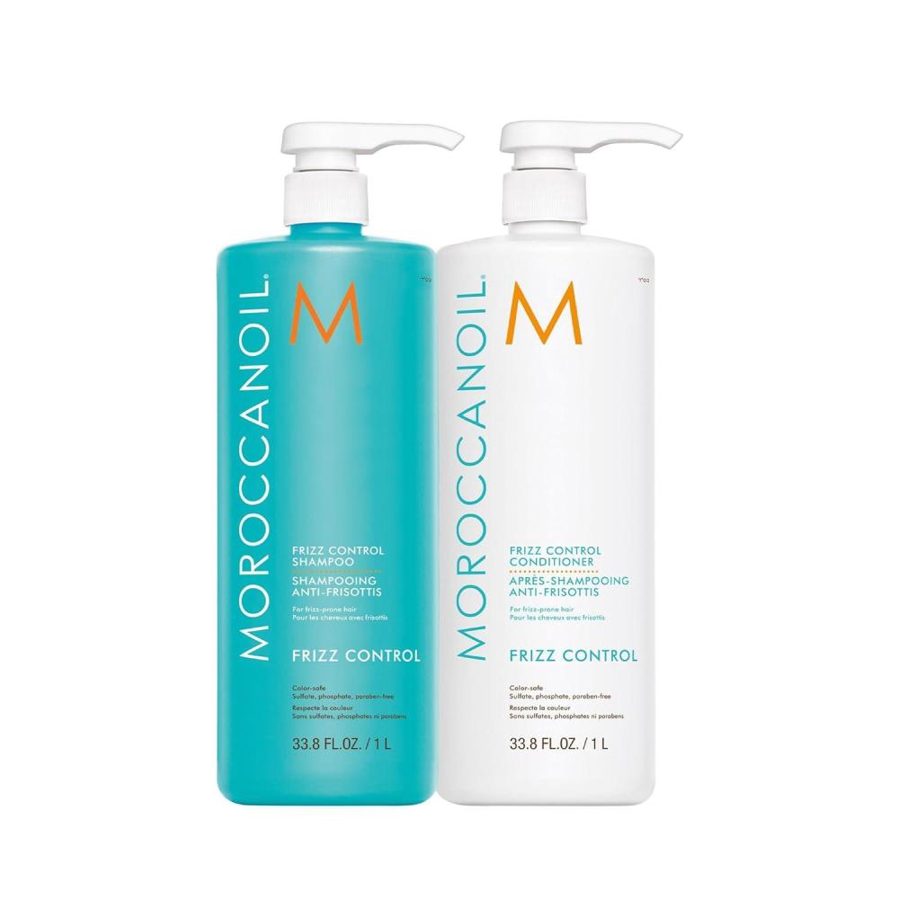 Moroccanoil Frizz Control Shampoo & Conditioner Bundle(33.8 Fl Oz)