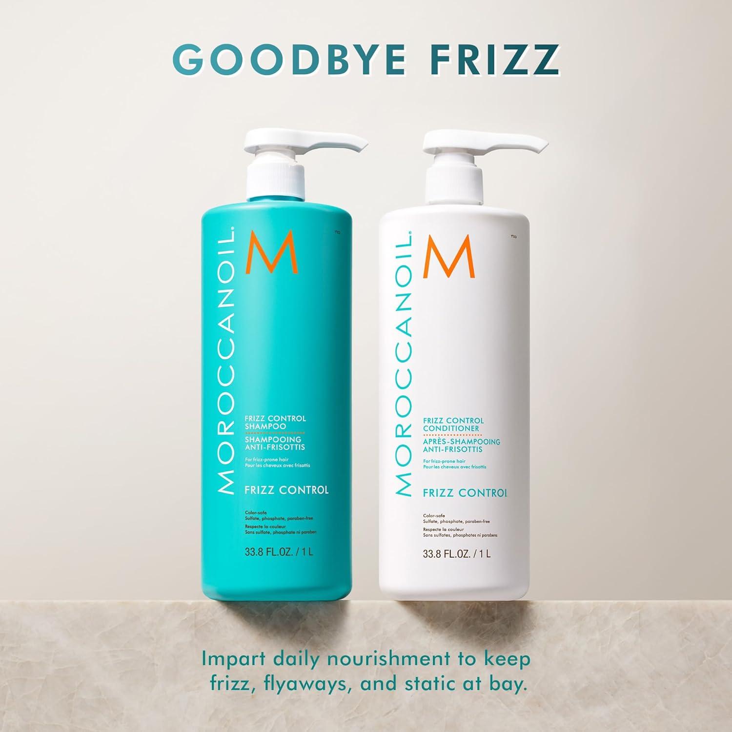 Moroccanoil Frizz Control Shampoo & Conditioner Bundle(33.8 Fl Oz)