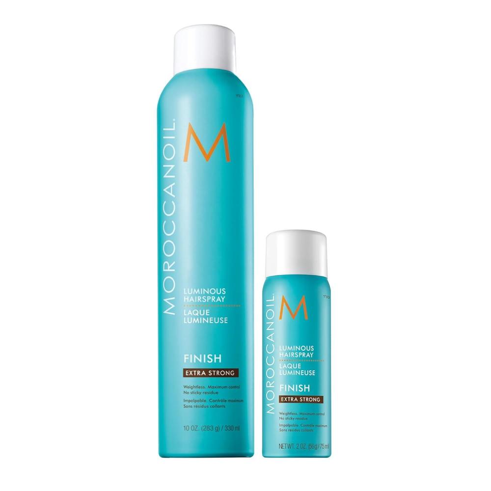 Moroccanoil Luminous Hairspray Extra Strong, Full & Travel Size Bundle