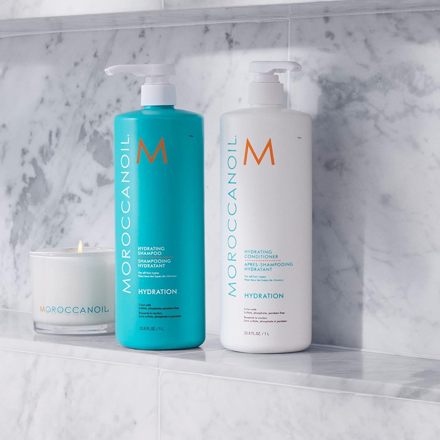 Moroccanoil Hydrating Shampoo and Conditioner Bundle(33.8 Fl Oz)