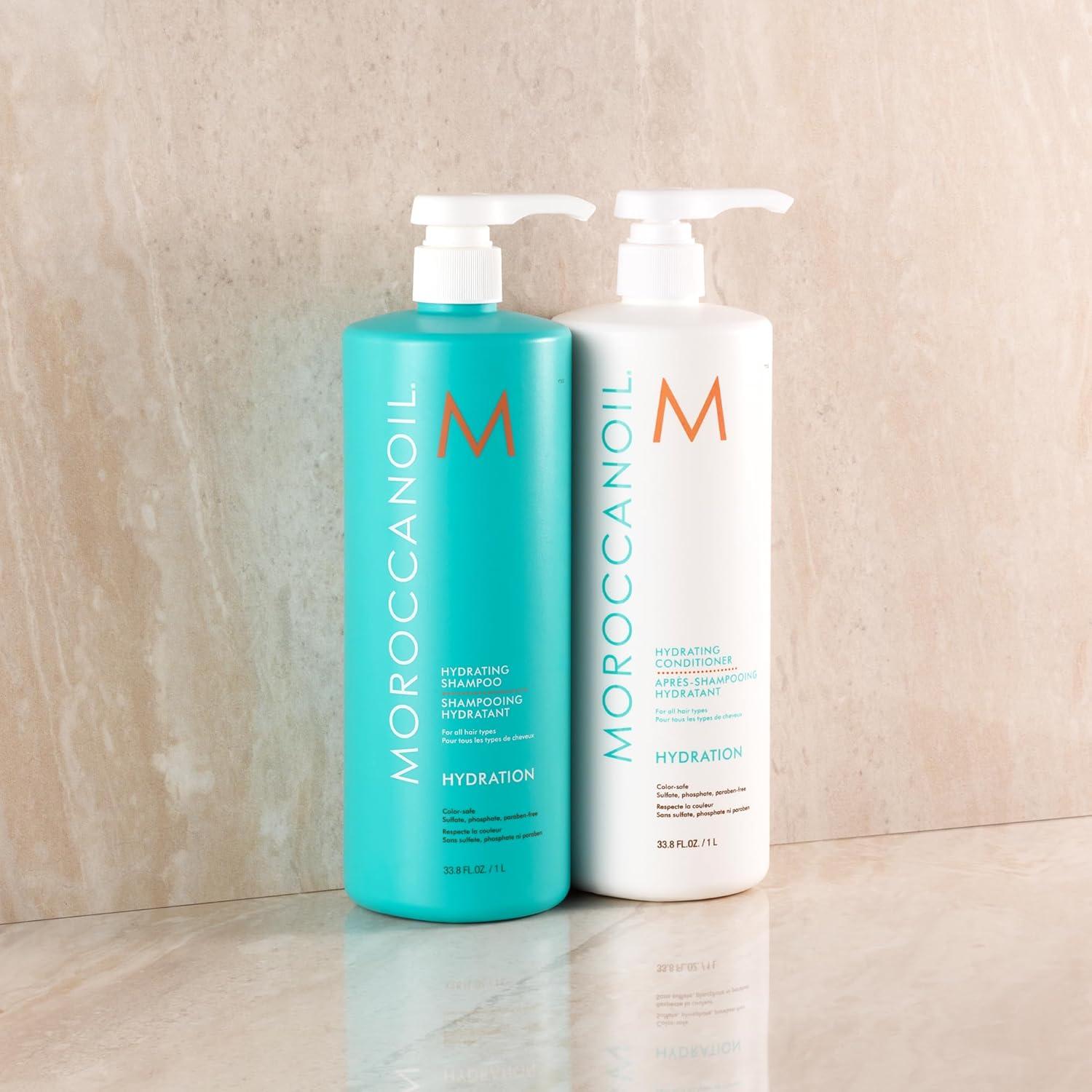 Moroccanoil Hydrating Shampoo and Conditioner Bundle(33.8 Fl Oz)