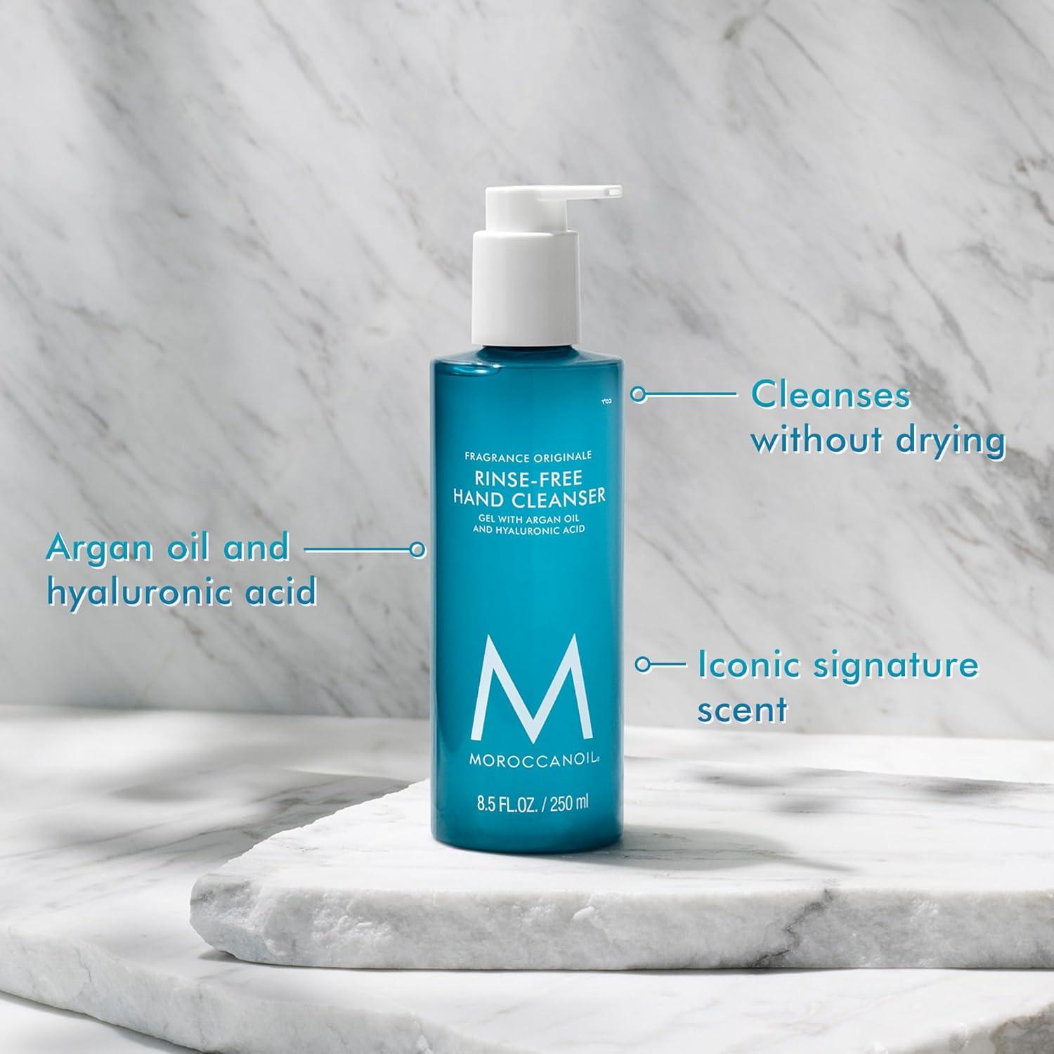 Moroccanoil Rinse-Free Hand Cleanser with Hyaluronic Acid(8.5 Fl. Oz.)
