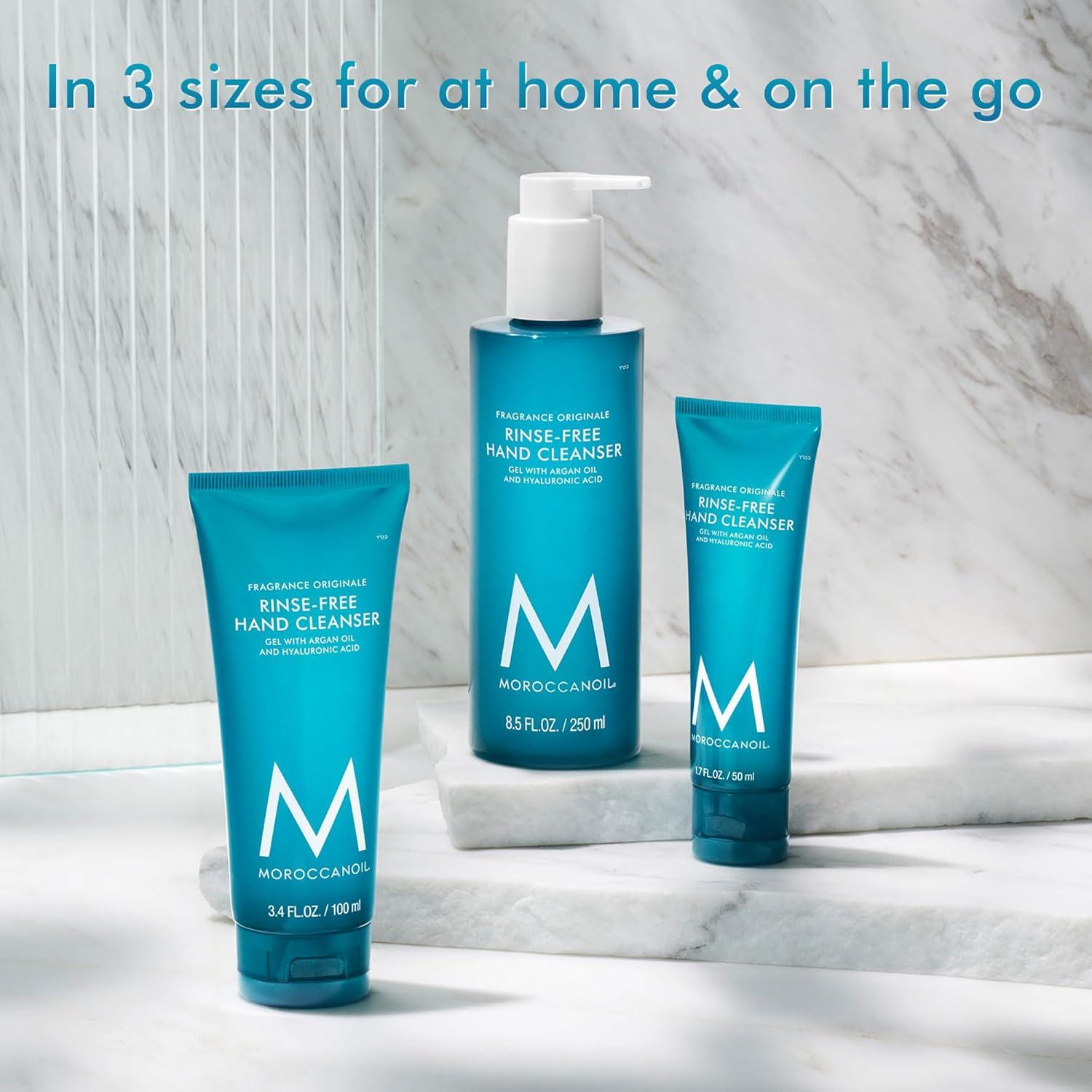 Moroccanoil Rinse-Free Hand Cleanser with Hyaluronic Acid(8.5 Fl. Oz.)